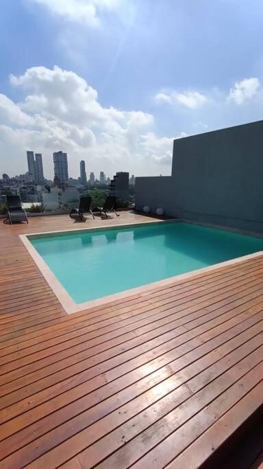 Apartment Amplio Mono En Palermo Hollywood Laundry Piscina Seguridad *